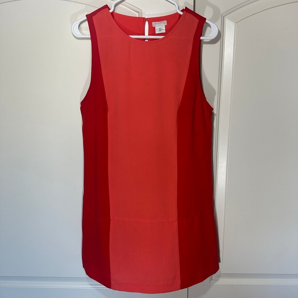 Cooperative Dresses & Skirts - Cooperative Sleeveless Mini Dress Shift Dress Womens Large Red Colorblock Y2K